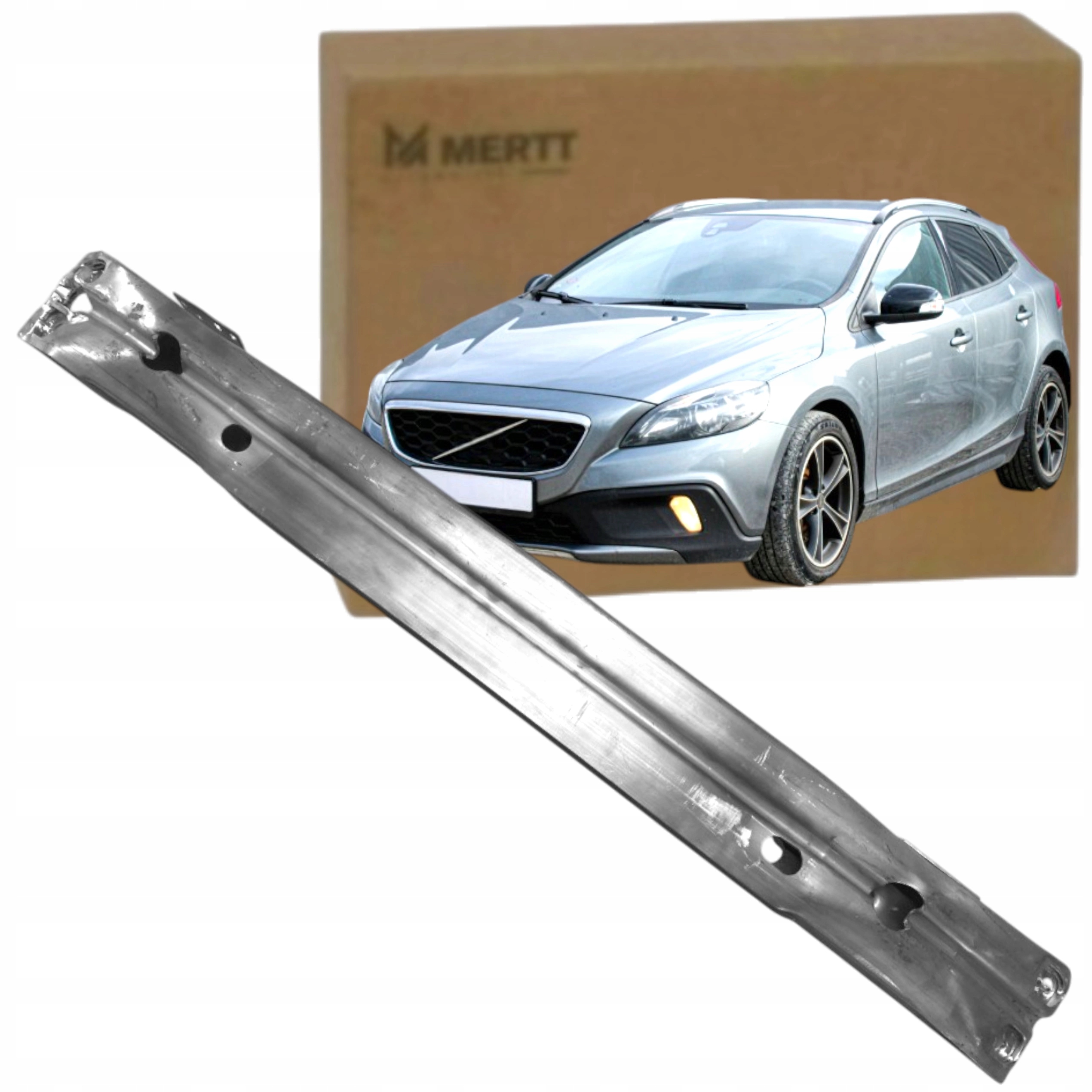 Nosník Nárazníku přední výztuha hliník Volvo V40 II 2012-2019