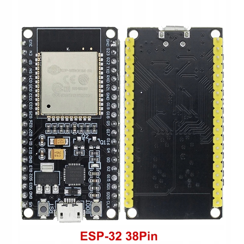 Płytka prototypowa WiFi ESP-32 WROOM 38PIN Kod producenta Płytka prototypowa ESP32