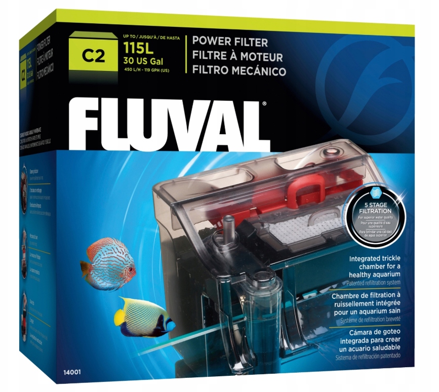 

Filtr Kaskadowy Przepływowy Akwarium 450L/H Moc 5W
