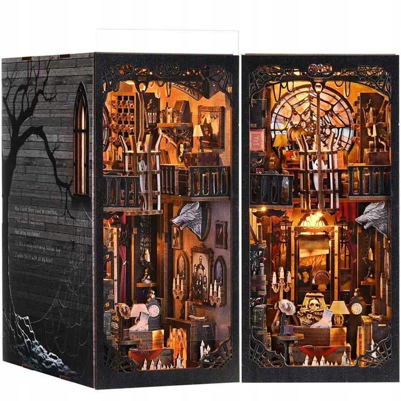 Miniaturowy domek Book Nook Dracula family Habarri