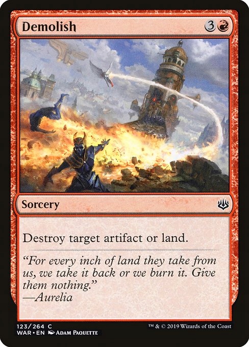 MtG: Demolish (war)