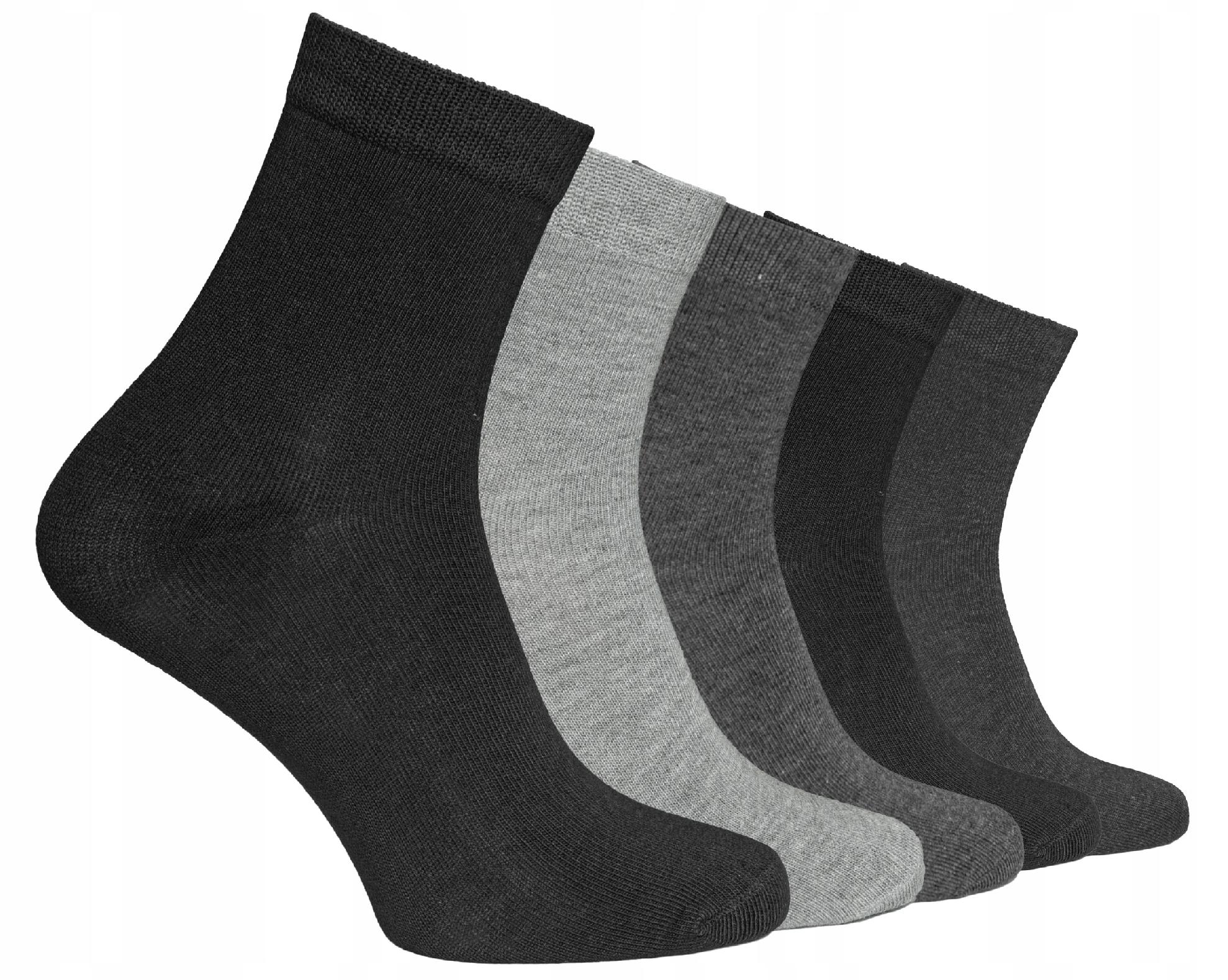 

5x Skarpetki Męskie Wizytowe Bawełniane FA01 42-46