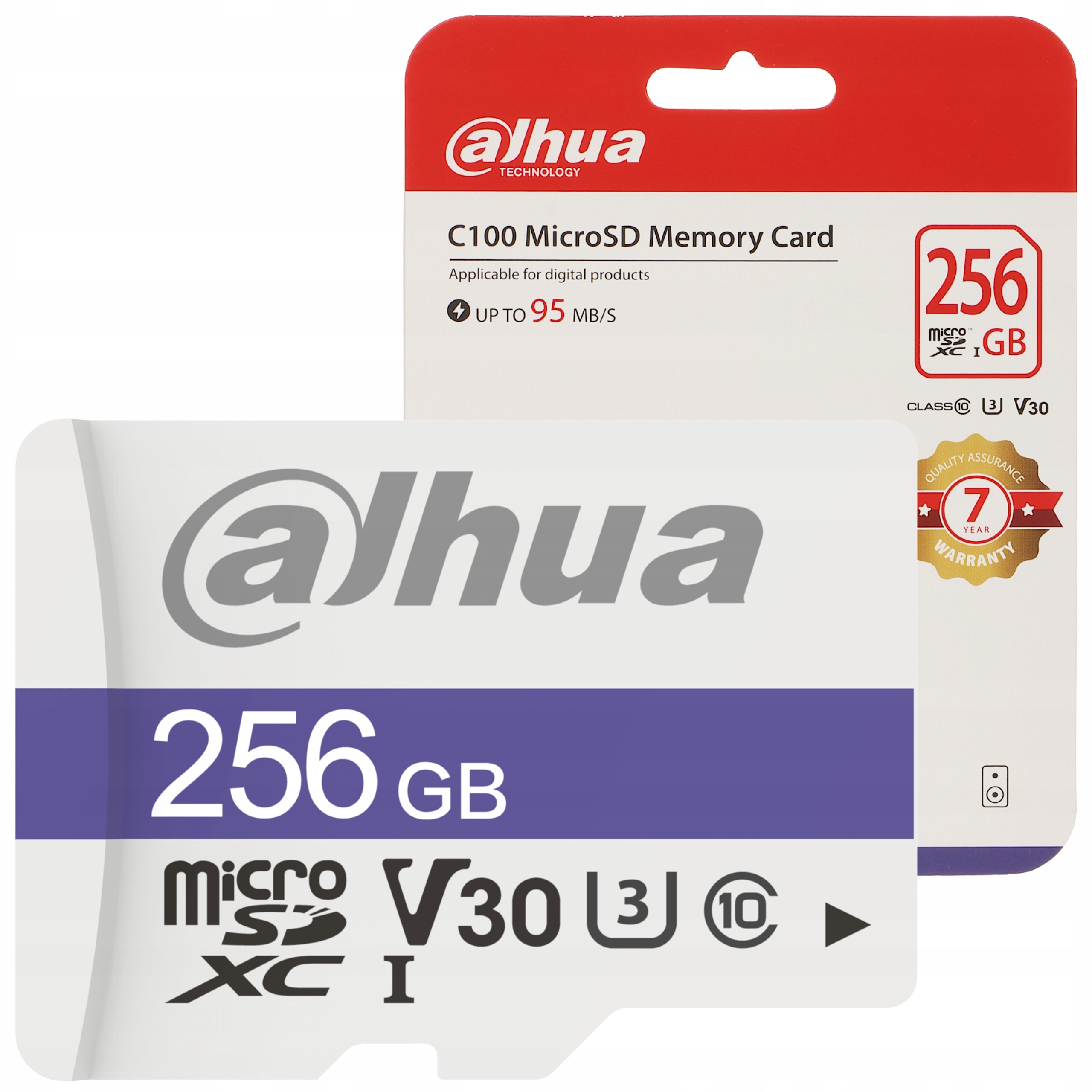 Karta pamięci micro Sd Dahua TF-C100/256GB Uhs-i Sdxc do kamer WiFi Ip Cctv