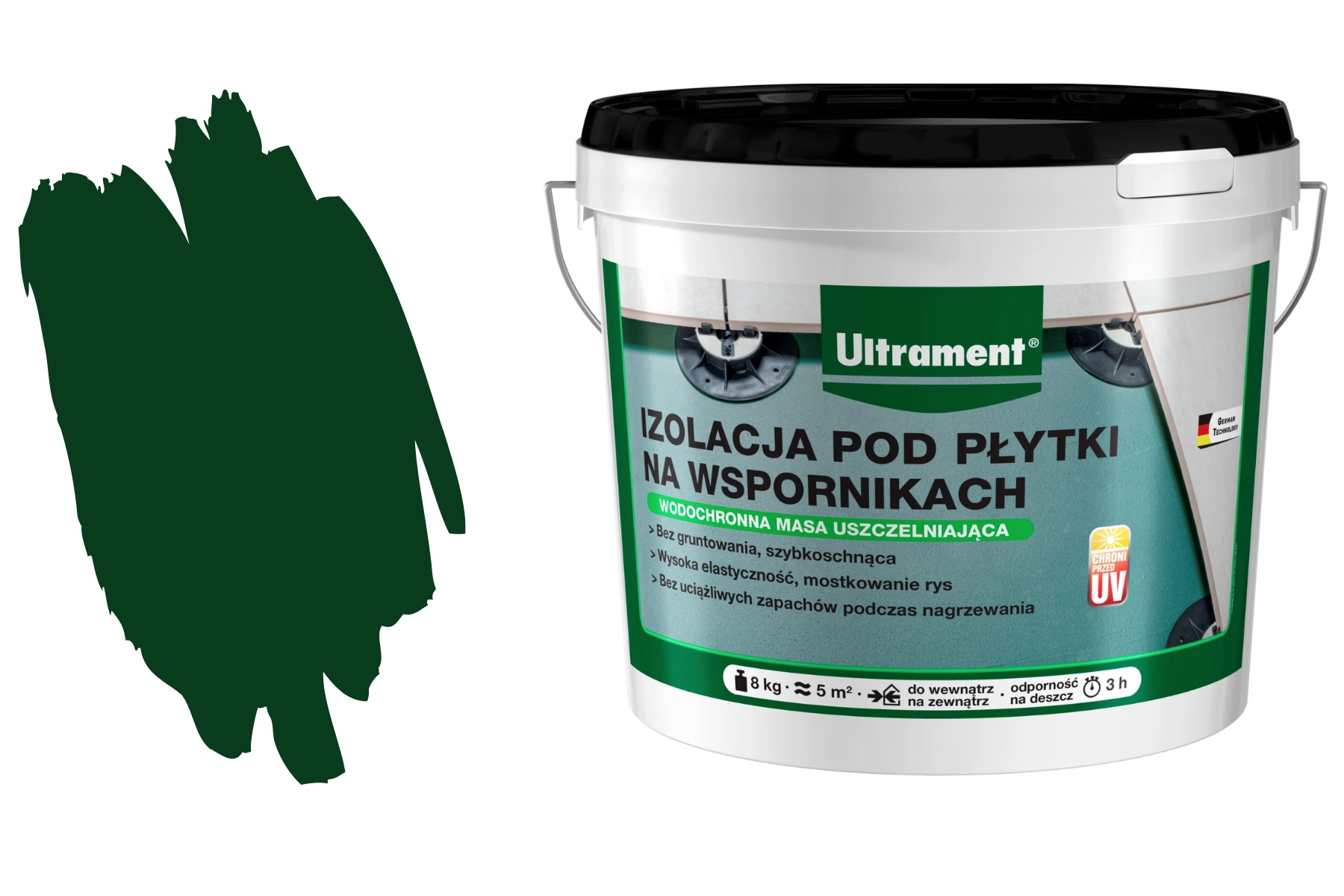 Izolace pod dlaždicemi na podpěrách Ultrament 8 kg