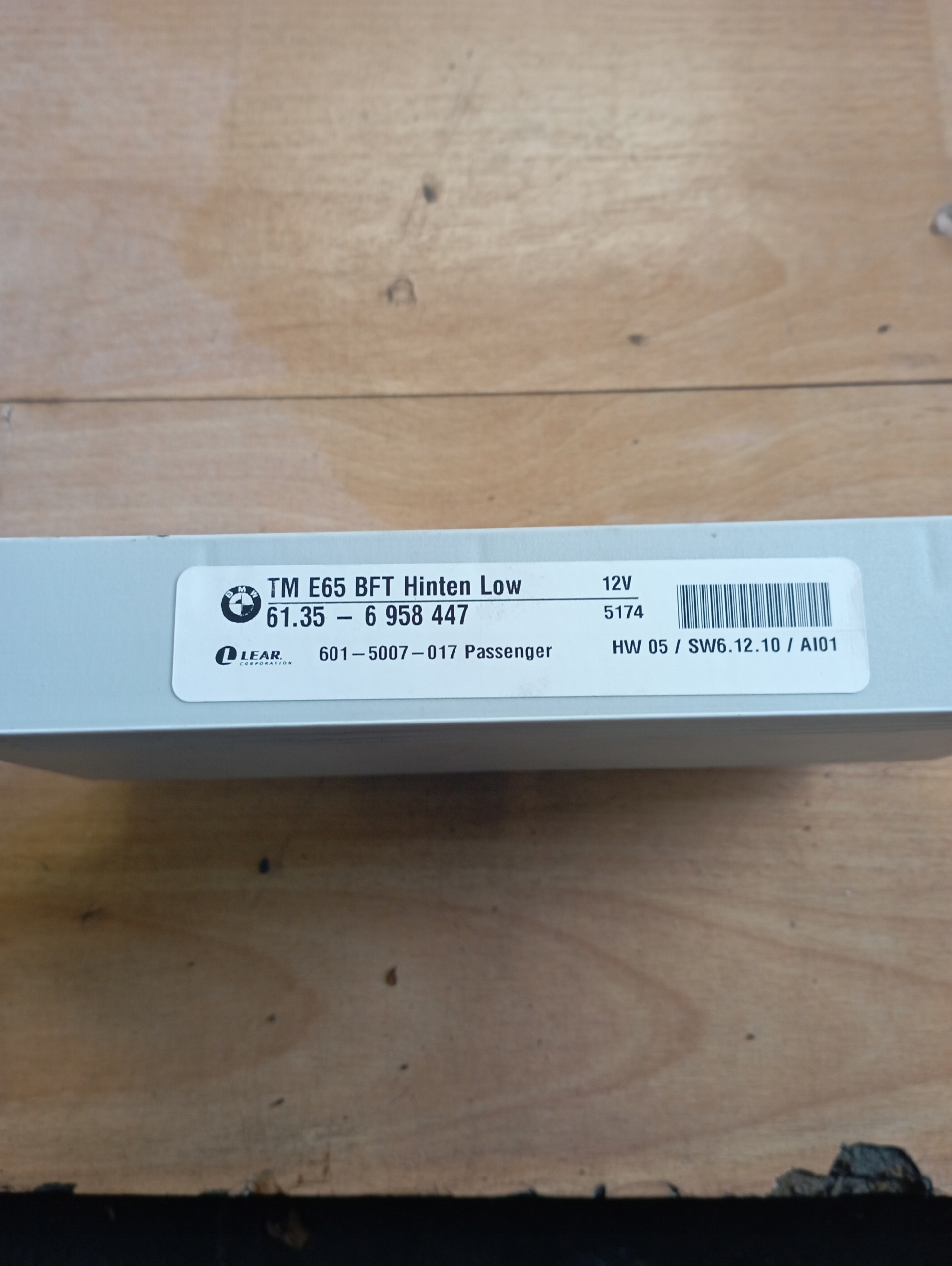 module door left rear part BMW E65 6958447