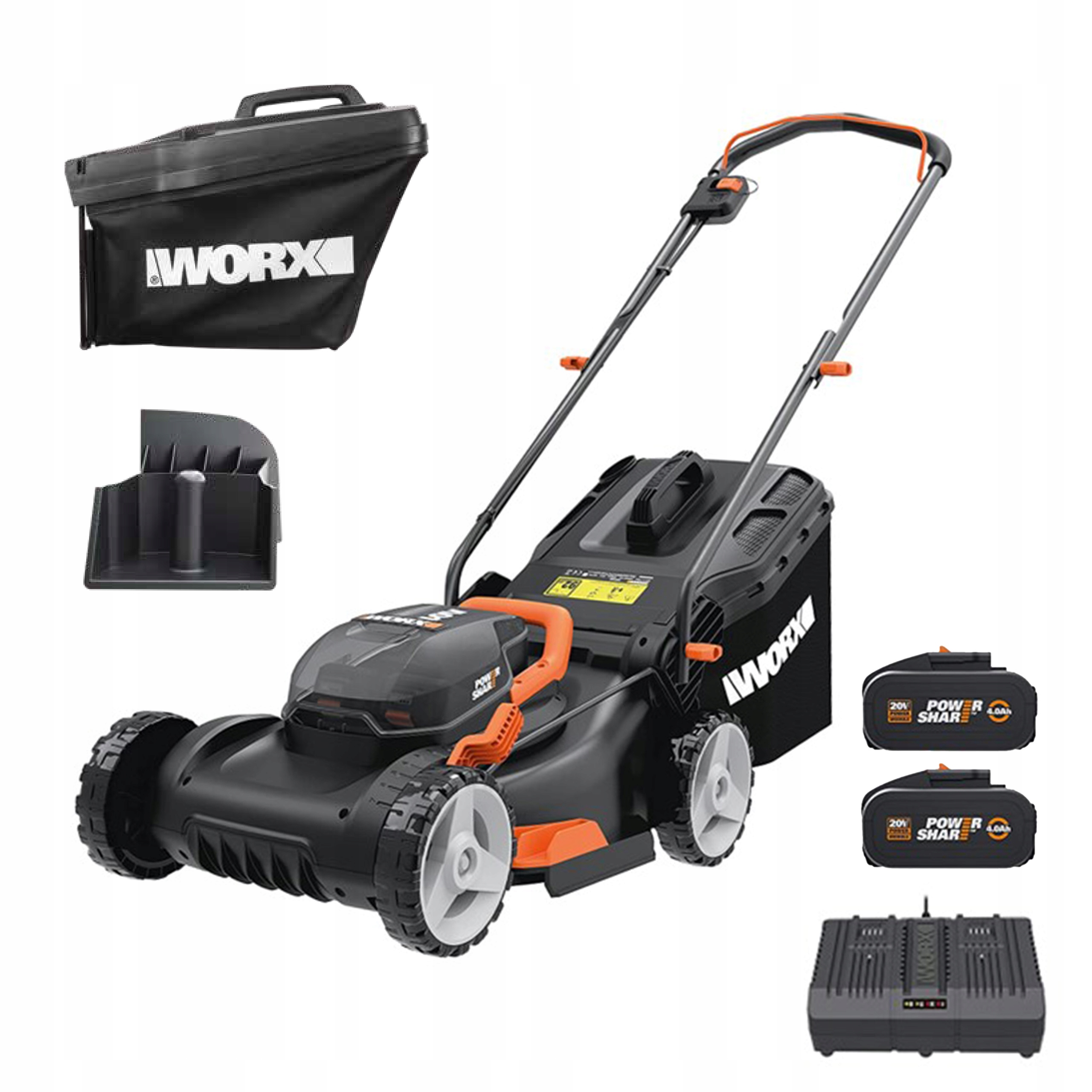 Kosiarka akumulatorowa Worx WG743E 40cm 2x4Ah