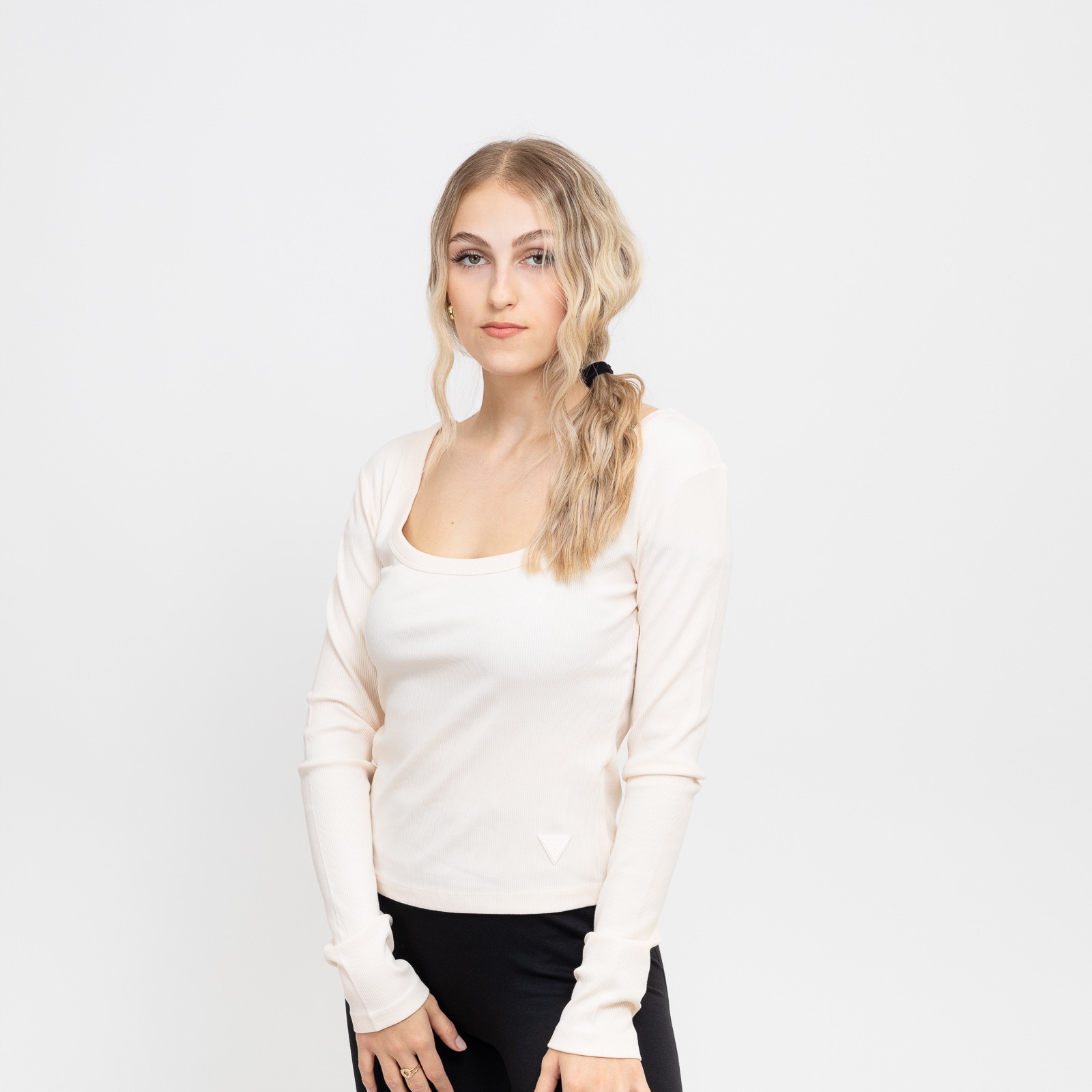 Dámské triko Guess edie long sleeve active top