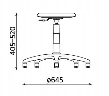 Krzesło specjalistyczne GOLIAT PU TS02 Nowy Styl Kolekcja GOLIAT