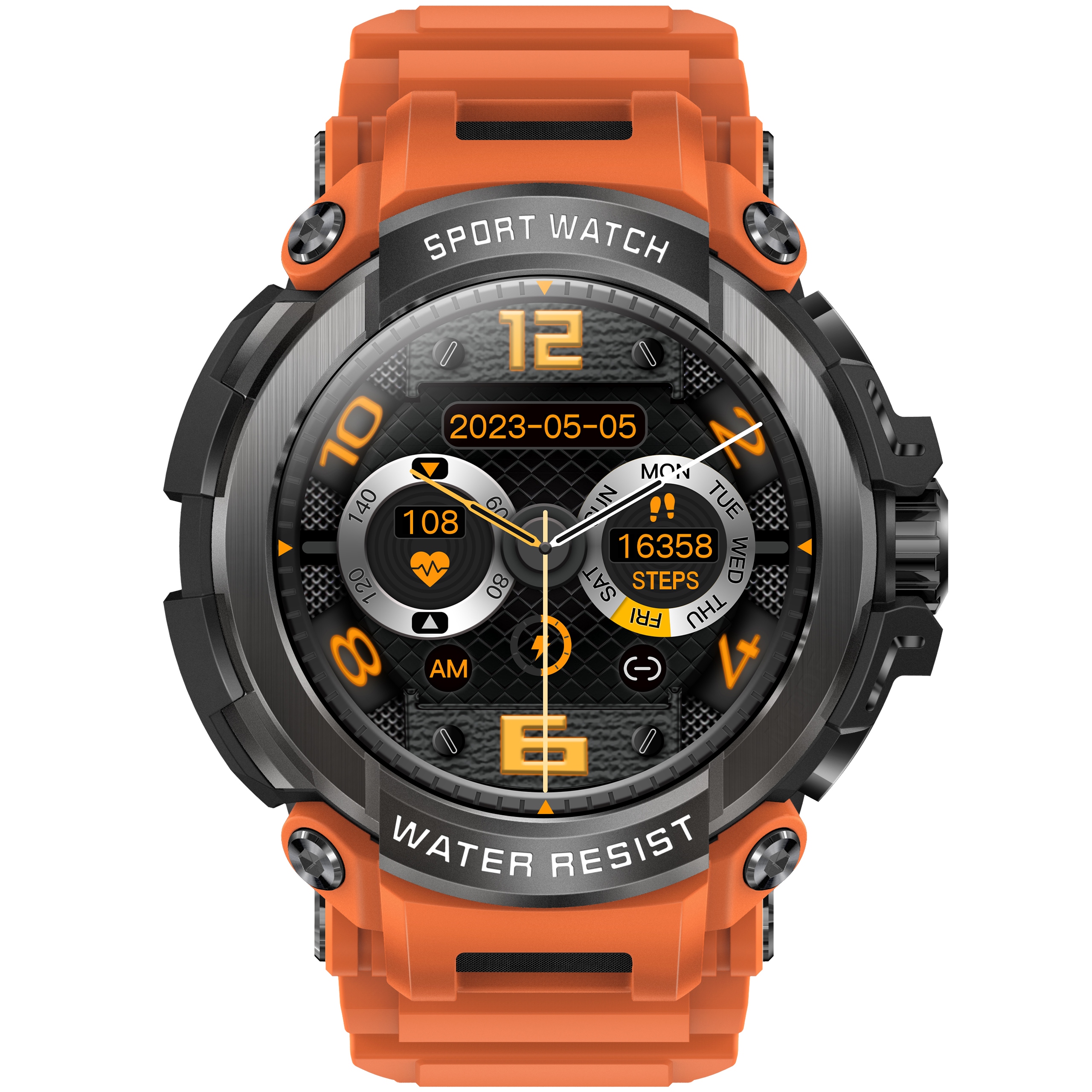 Męski Zegarek Smartwatch Wodoodporny Z Rozmowami Polskie Menu