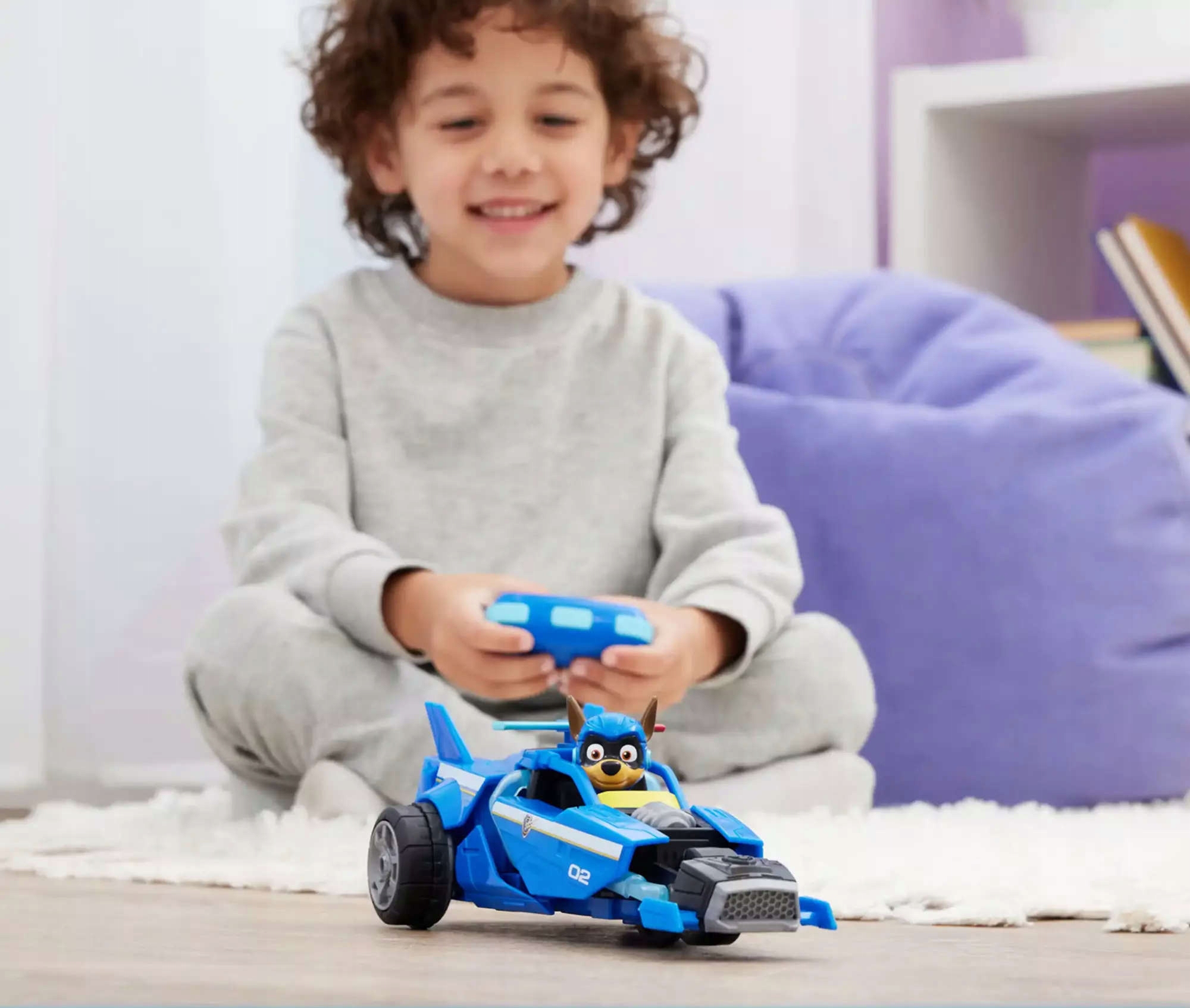 PSI PATROL THE MIGHTY MOVIE CHASE ZDALNIE STEROWANY POJAZD WIELKI FILM RC Model Paw Patrol