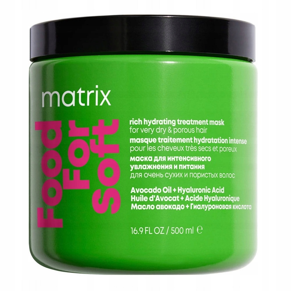 Intenzivně hydratační maska pro suché vlasy Matrix 500 ml s avokádem