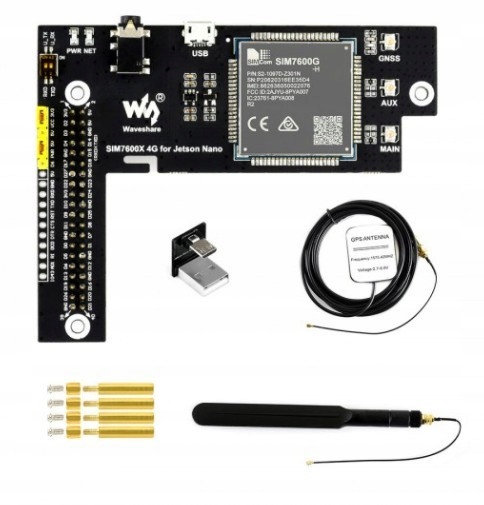 SIM7600G-H Module - płytka rozszerzeń z modułem 4G Producent WaveShare