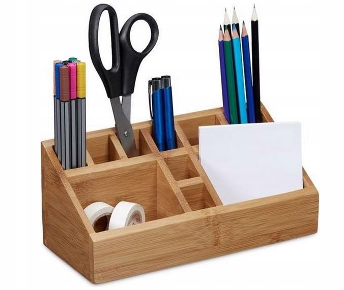 BONABO ORGANIZER NA KOSMETYKI BAMBUSOWY POJEMNIK Marka inna