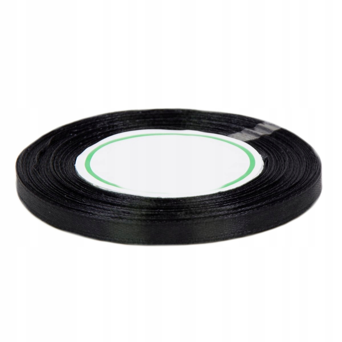 

Wstążka 6mm 32m tasiemka satynowa Czarna 88