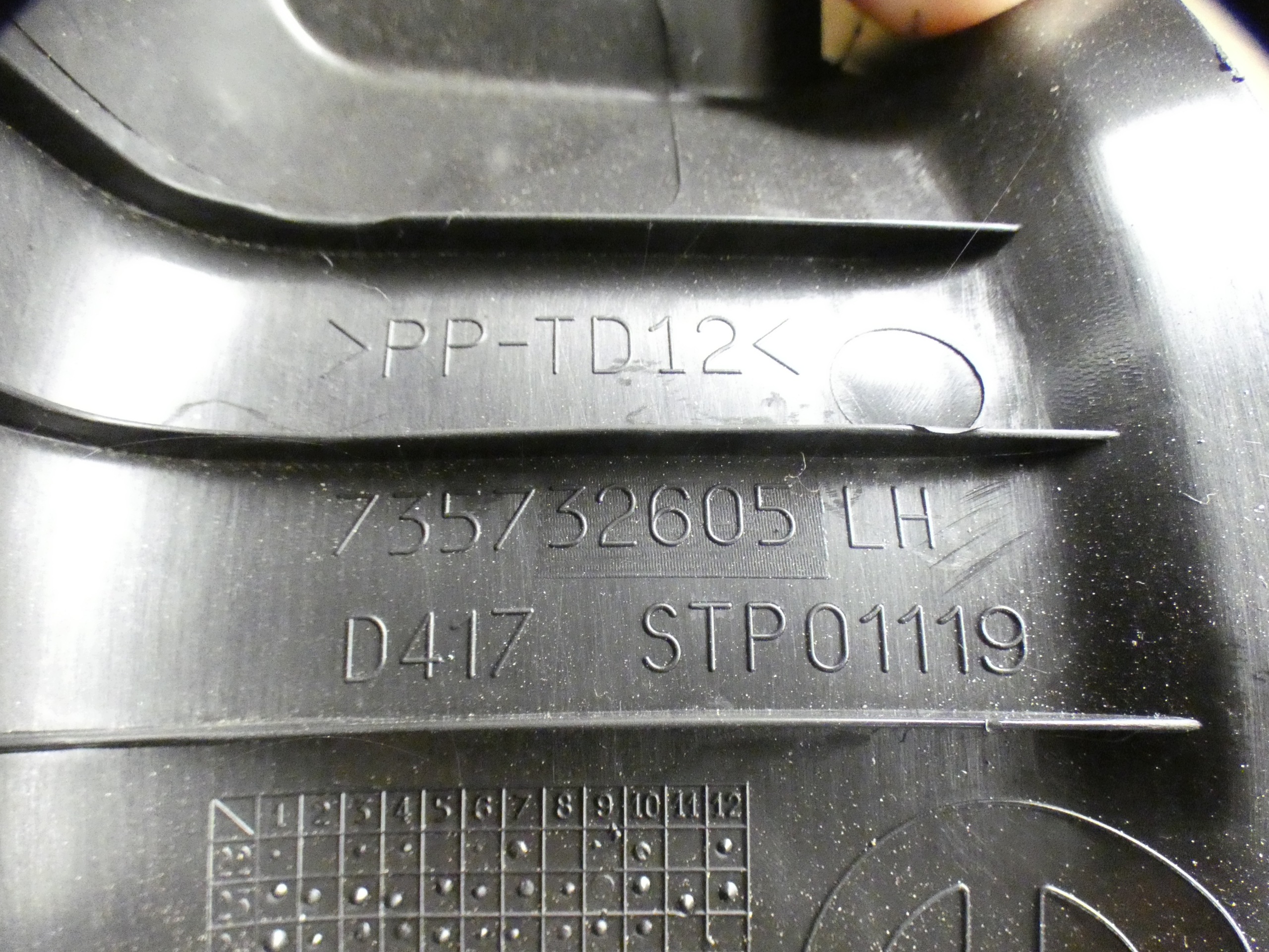 moulding cover of the threshold threshold right left front JEEP AVENGER 25R