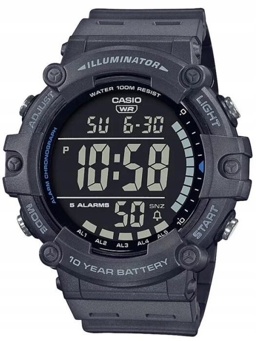 Pánské Hodinky Casio Sport Illuminator AE-1500WH-8B krabička Gravírování