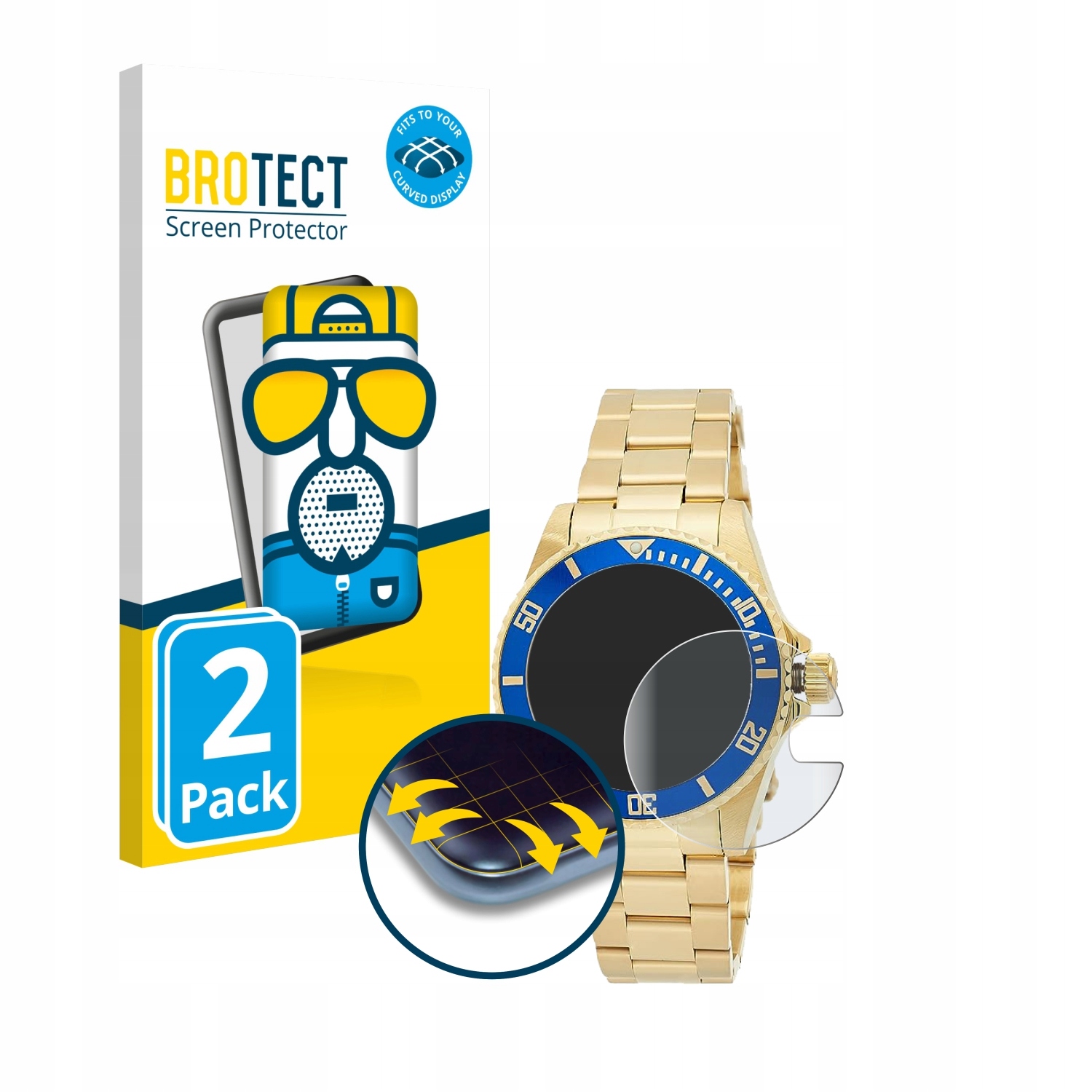 BROTECT Flex Matte Folia Ochronna Pełnoekranowa na Ekran do Invicta Pro Diver 8930OB