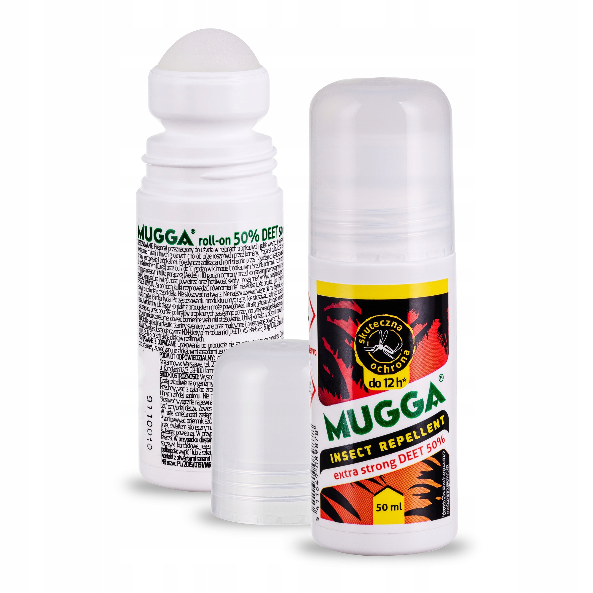 

Mugga roll on Strong 50% Deet odstraszacz Kleszcze