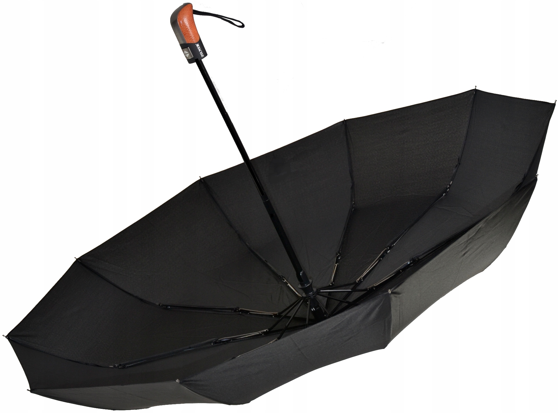 MĘSKA DAMSKA PARASOLKA PARASOL MĘSKI MOCNY DUŻY PEŁNY AUTOMAT UNISEX CZARNY Wzór dominujący bez wzoru