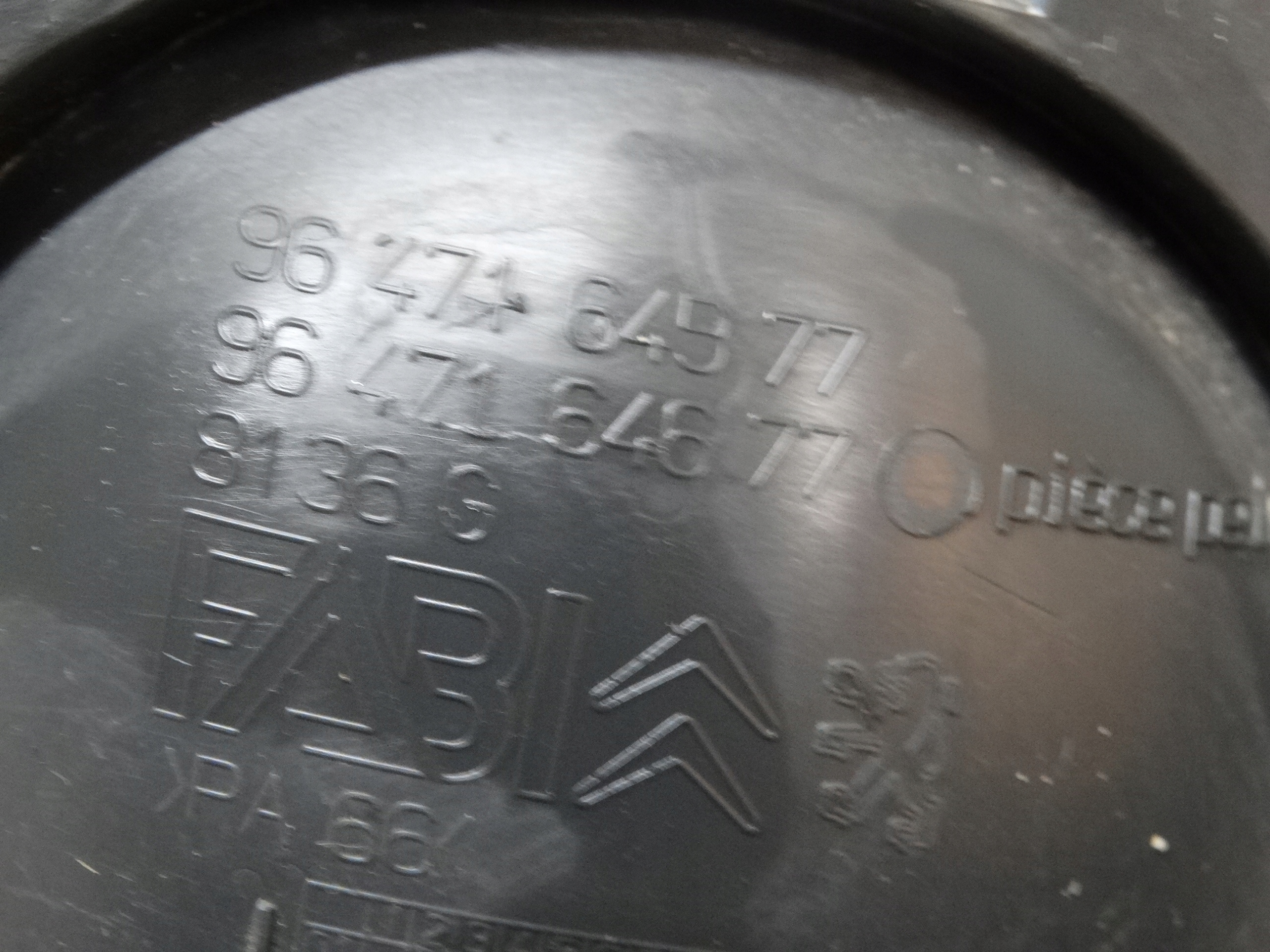 ручка двери внутренняя Citroen OE 9647164577