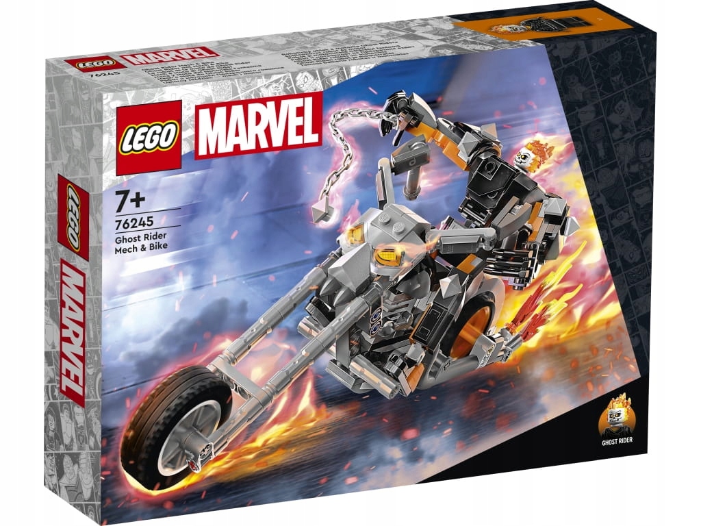 Lego 76245 Marvel Přízračný jezdec mech a motorka