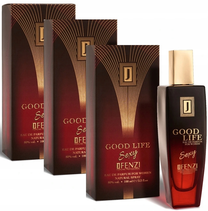 JFenzi Good Life Sexy 3x100ml Edp Dárek