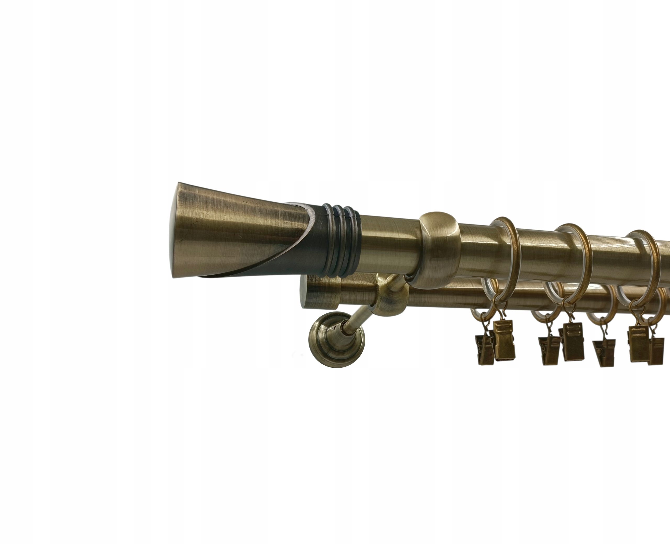 garnýž dvojitá 25+19 mm Zlato Antik 360 cm Vega