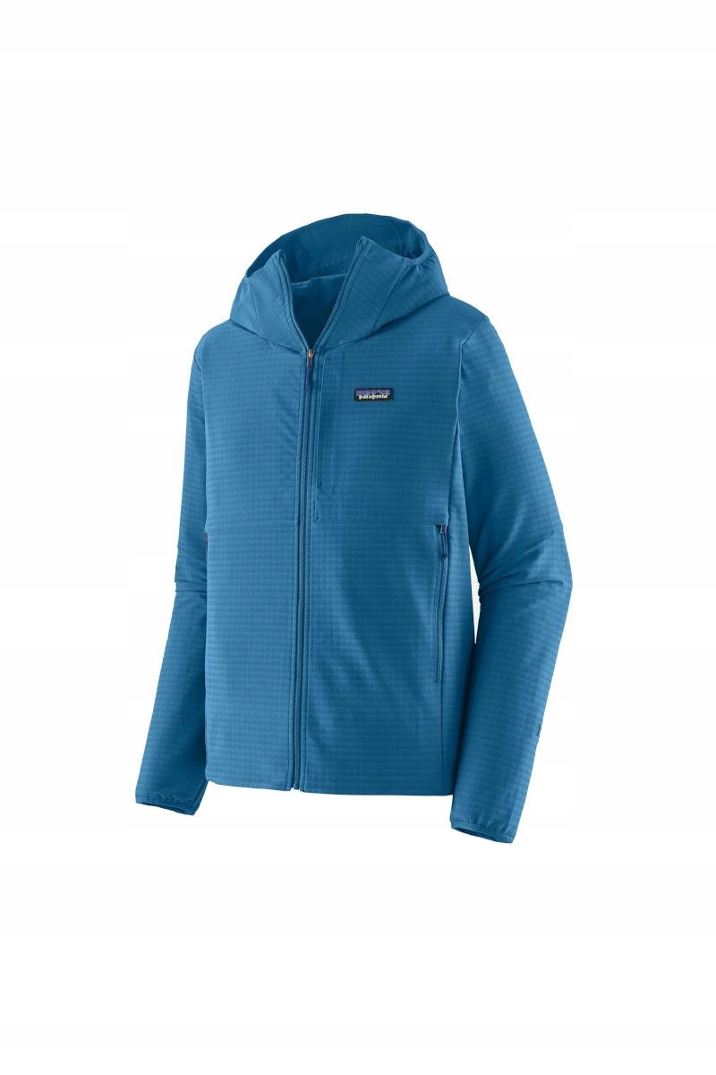 Kurtka trekkingowa męska Patagonia R1 Techface Hoody Aquatic Blue M