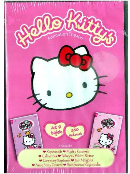 

Bajka Hello Kitty's płyta DVD 9 bajek 150 minut