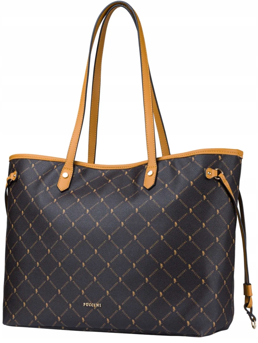Puccini taška s kosmetickou taštičkou velká A4 49x31x15 cm Monogram PU138
