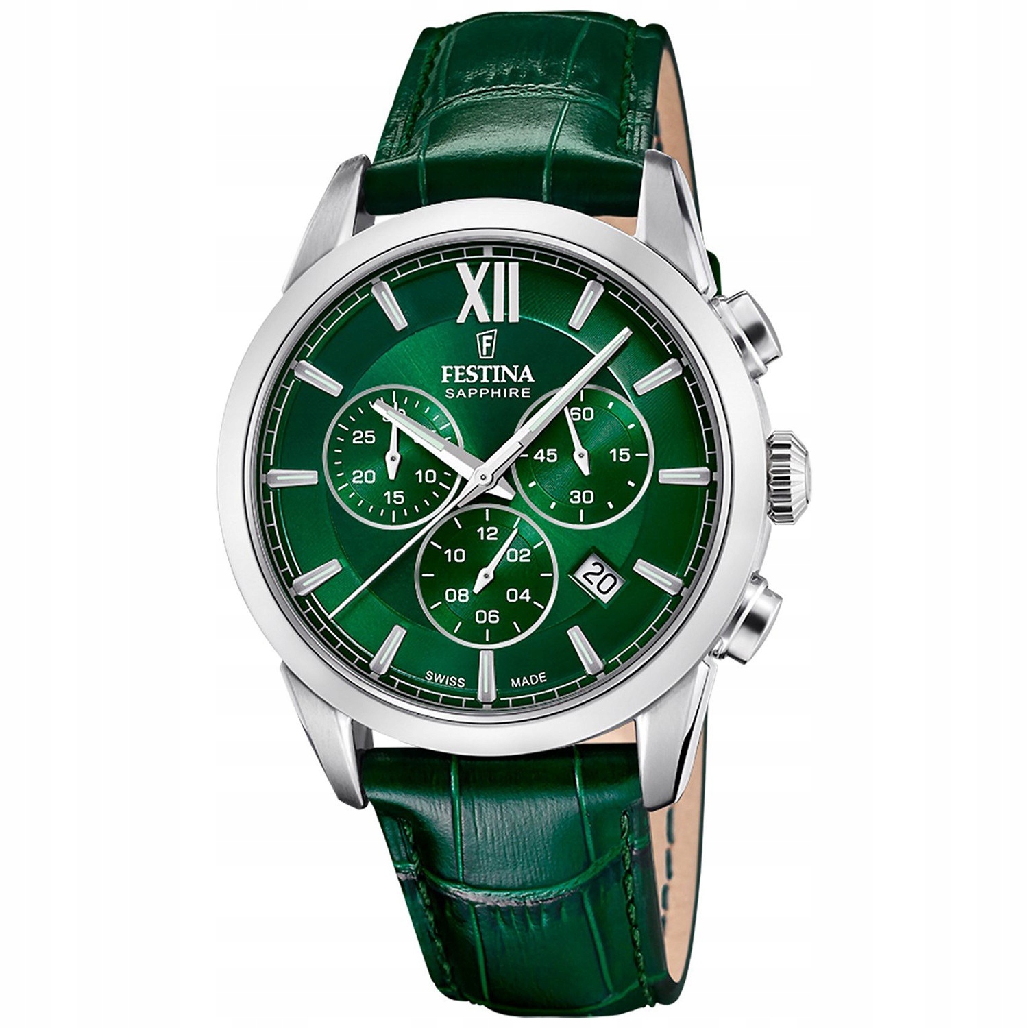 Pánské Hodinky Festina F20041-3 zelený pásek
