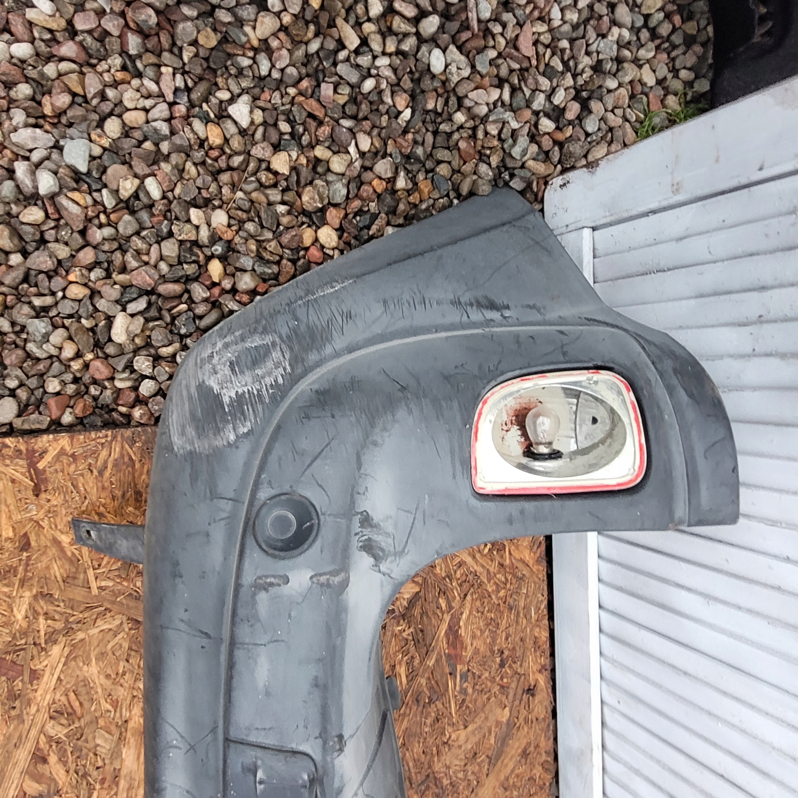 bumper rear rear part RENAULT KANGOO II III 4xPDC