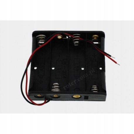 Koszyk na baterie 4xAA (R6) 01055