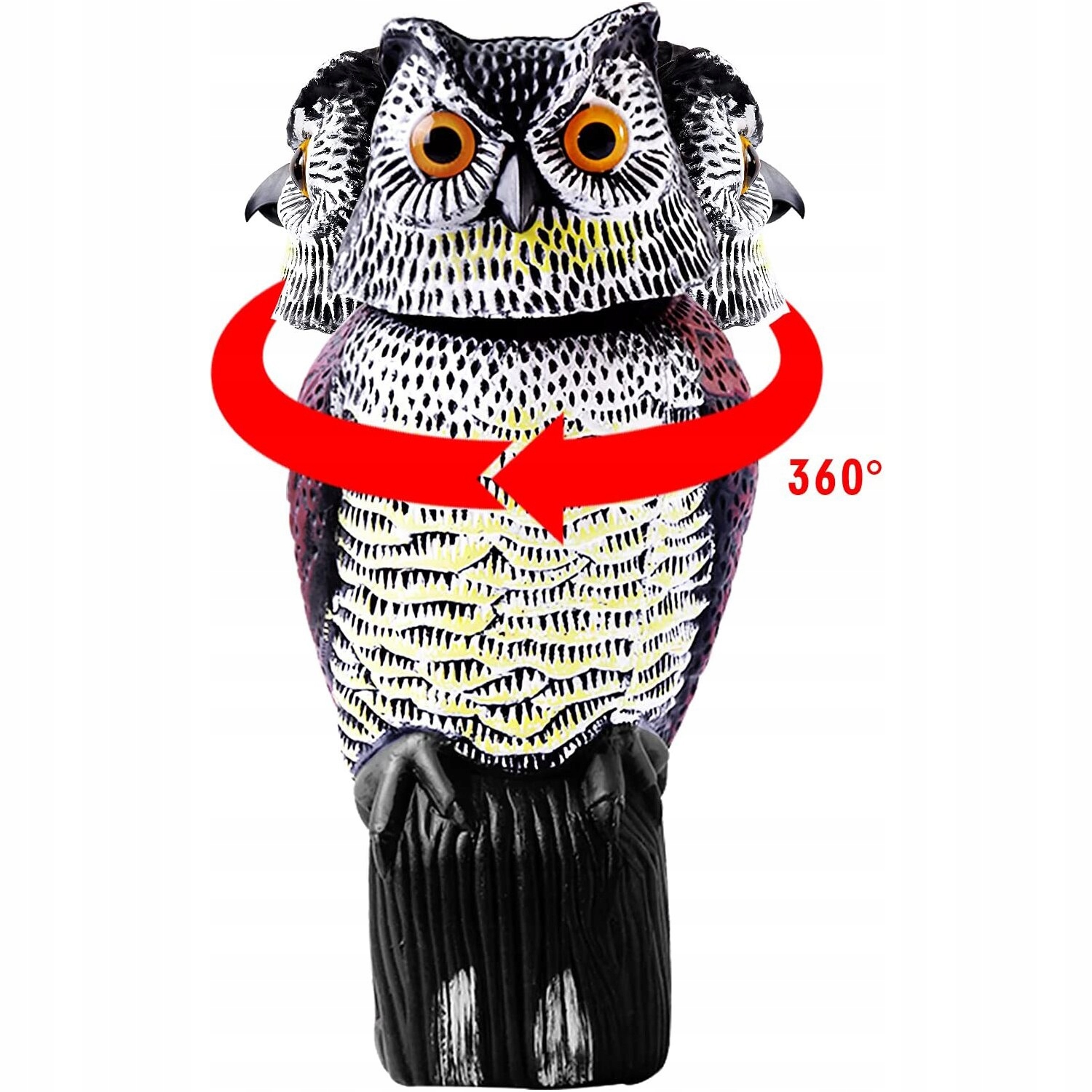 Fake Prowler Owl Scare 38cm Bird Scarecrow with Sklep, Opinie, Cena w