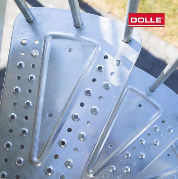 SCHODY ZEWNĘTRZNE DOLLE GARDENSPIN Ø155CM H=305cm Szerokość produktu 155 cm