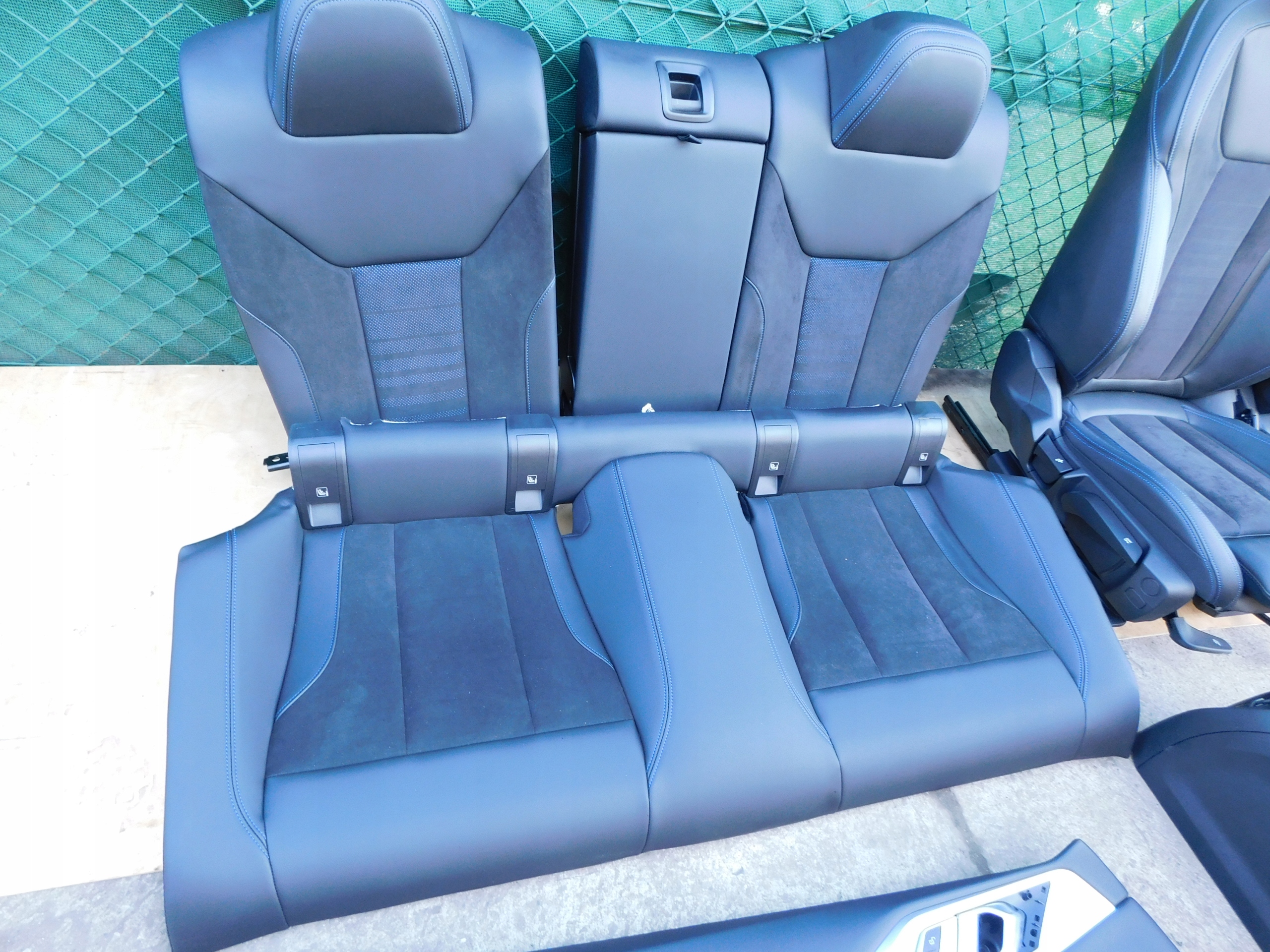 BMW G22 G23 m-packet seats side tunel komplet leather ankaltara BDB