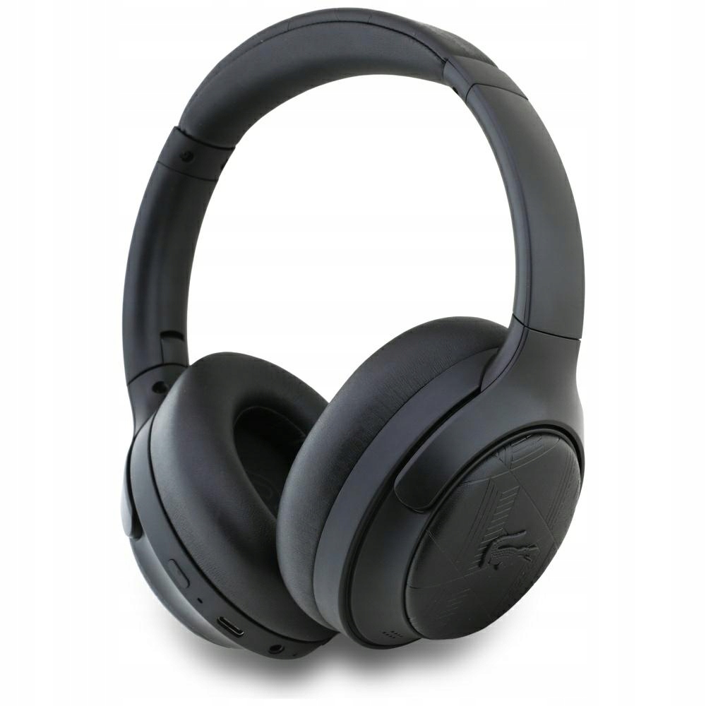 Sluchátka do uší Lacoste Monogramme Anc Bluetooth černá