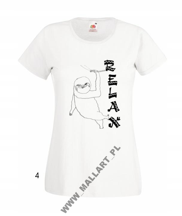 

Damska Leniwiec Sloth Śmieszne Wzory