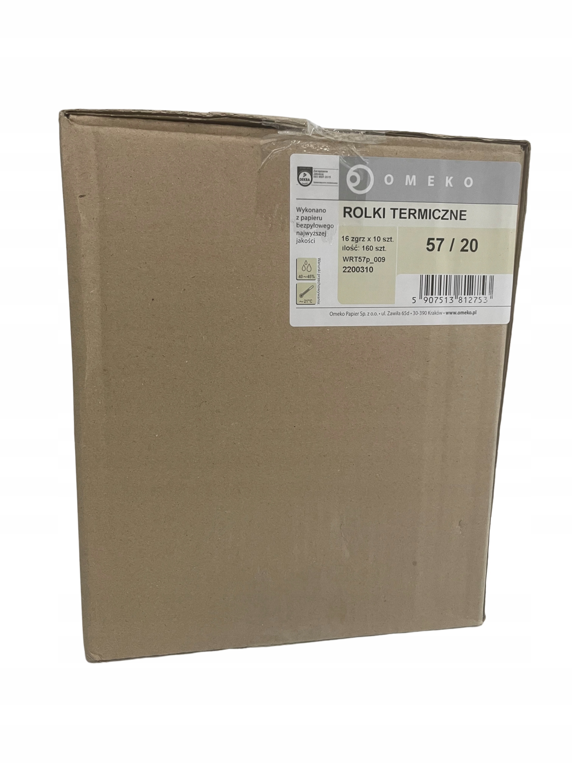 

Rolki Termiczne 57 X 20 160 Szt. Do Kasy Fiskalnej