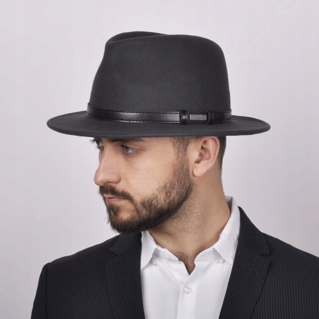 

Kapelusz męski fedora Kamil rozm 57 Valdorf popiel