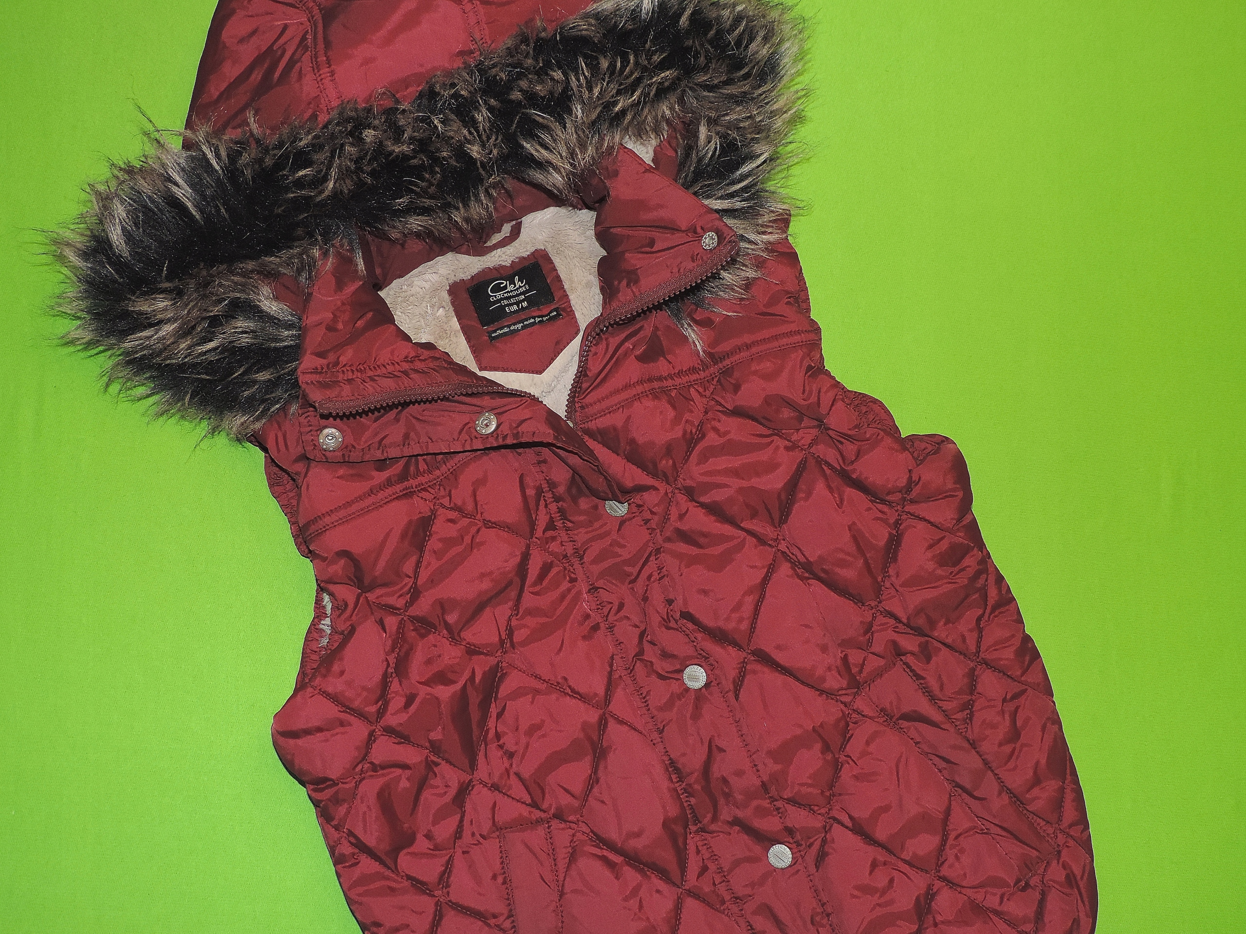 CLOCKHOUSE__STYLOWY DAMSKI BEZRĘKAWNIK__M Marka C&A