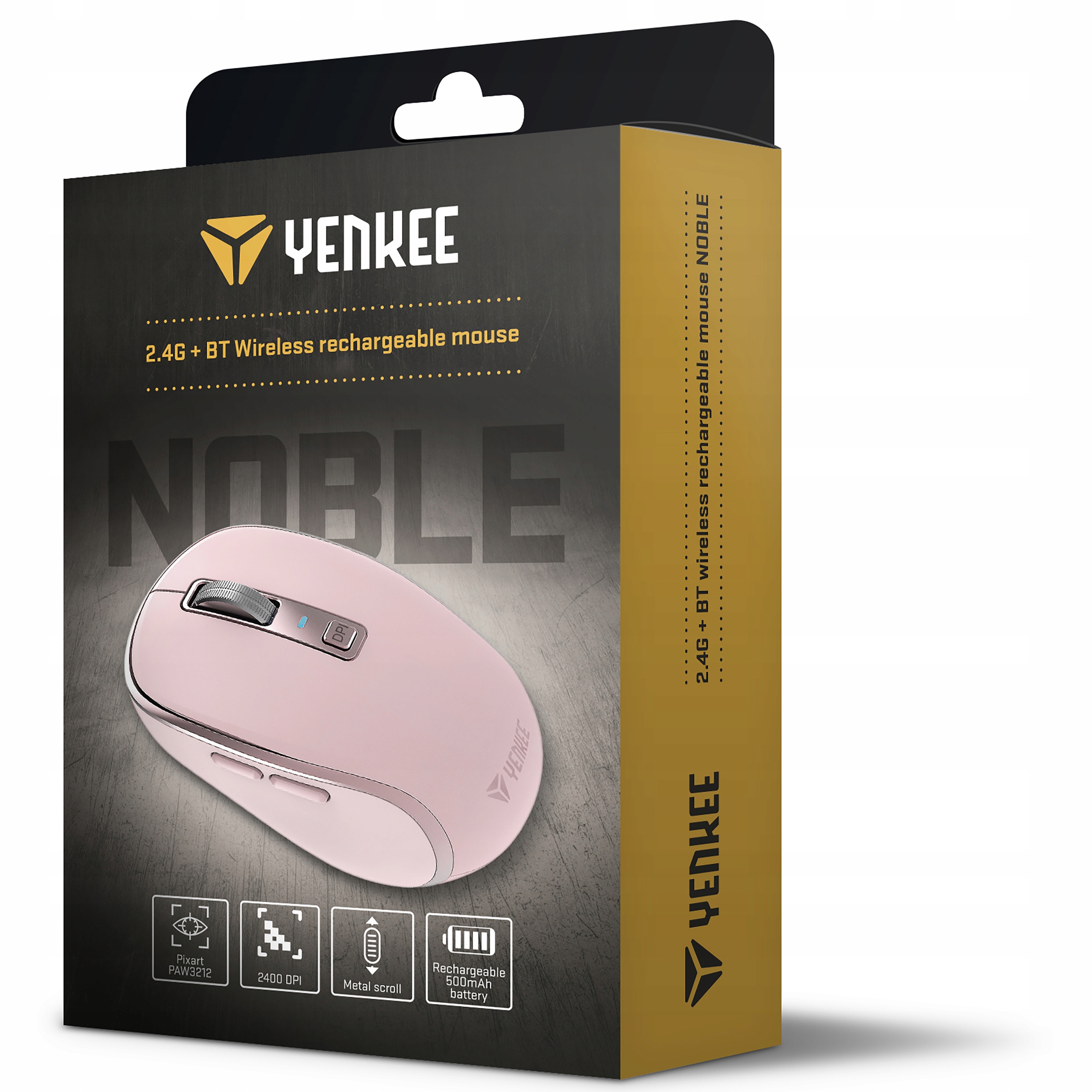 Yms 2085PK Dual mode Wl myš Noble Yenkee