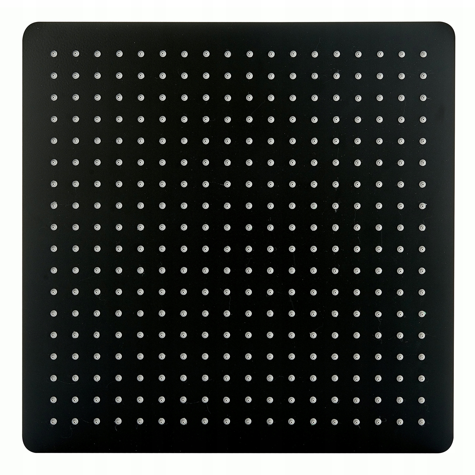 Deszczownica kwadratowa DPG2001 – płaska – stal nierdzewna – 40x40 cm