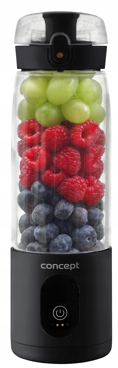 Blender Personalny Smoothie Bezprzewodowy Concept FitMaker SM4001 Czarny