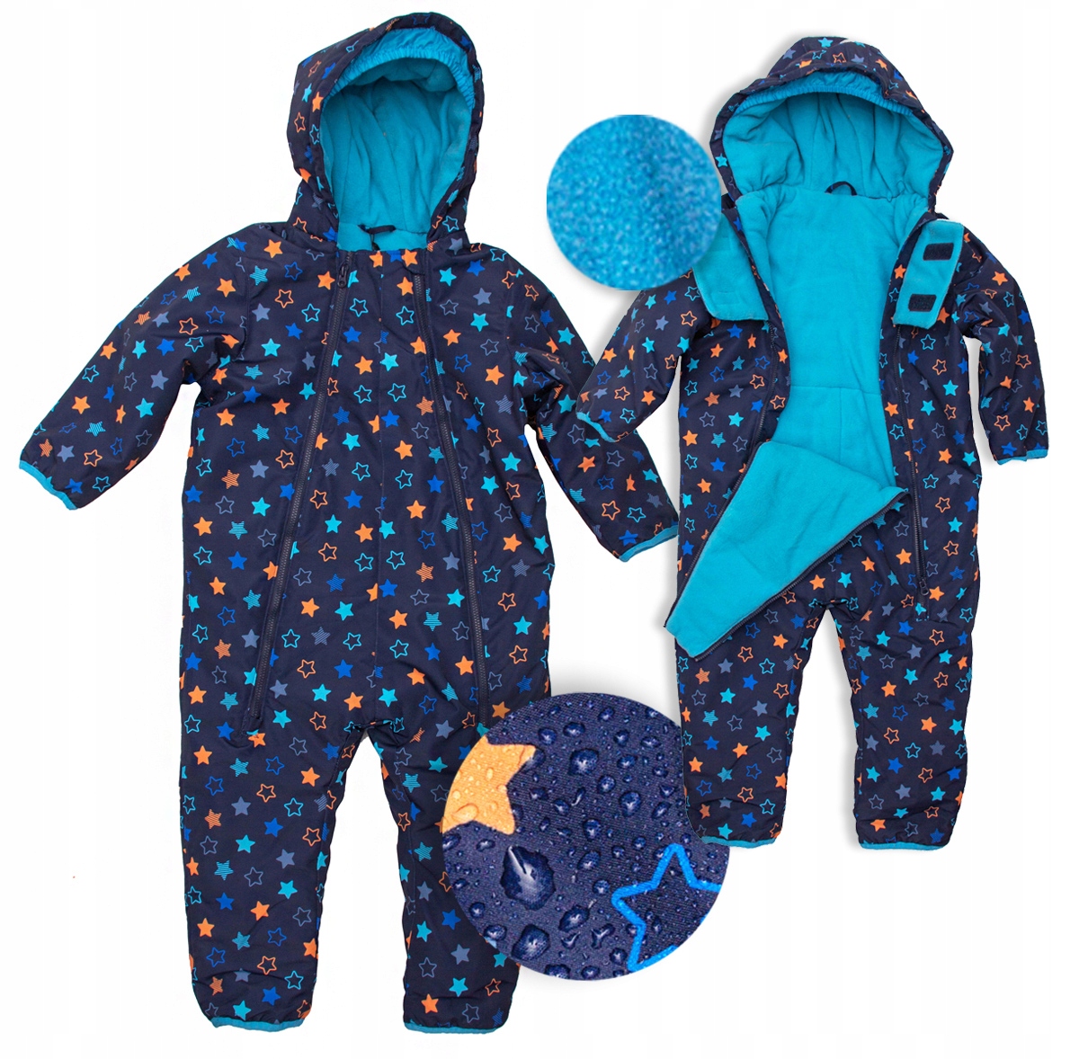 Kombinezon niemowlęcy Zimowy jesienny Softshell 68