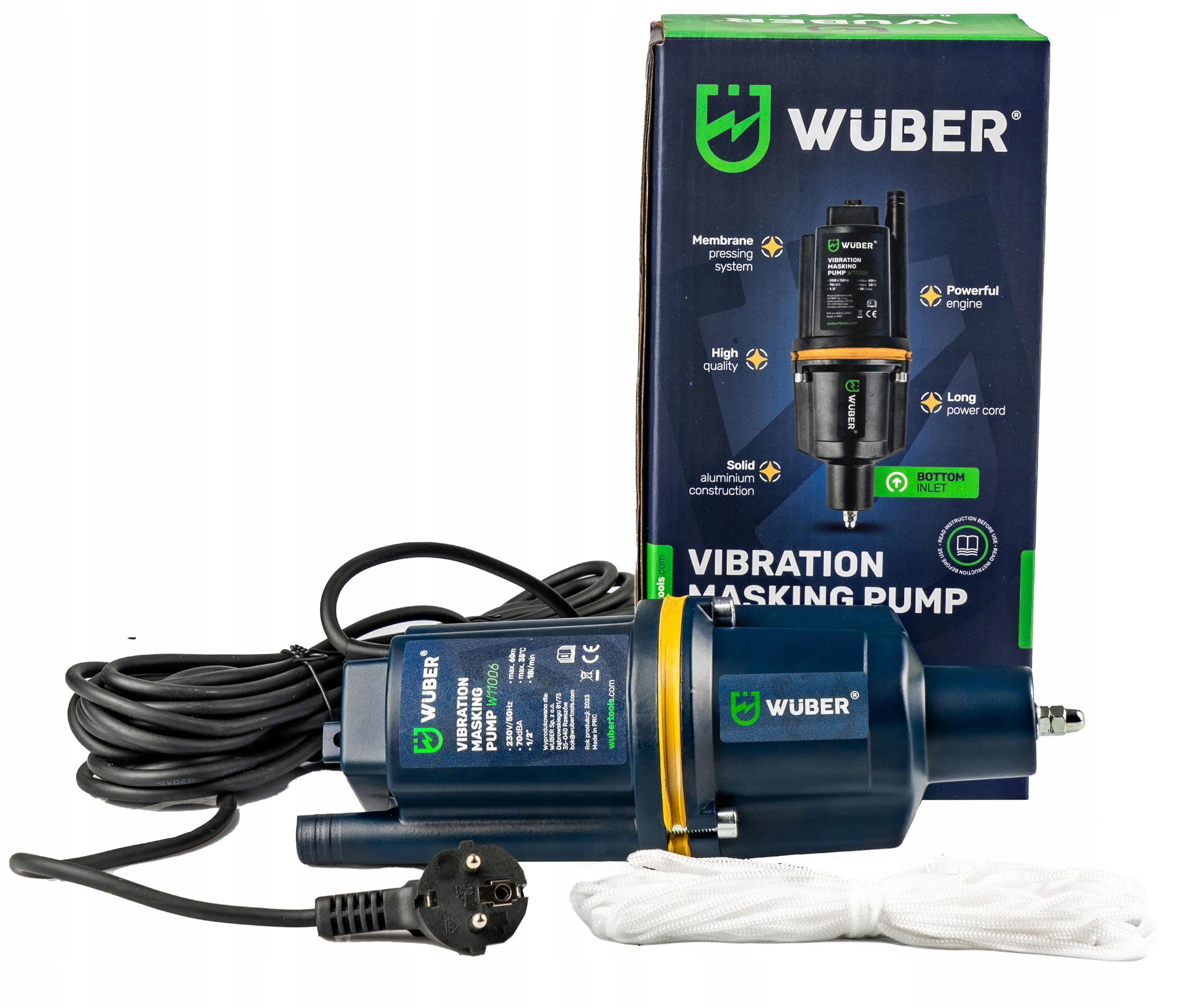 Pompa Do Wody Dolnossąca Studni Nurek Ogrodu Głębinowa Ruska 10m