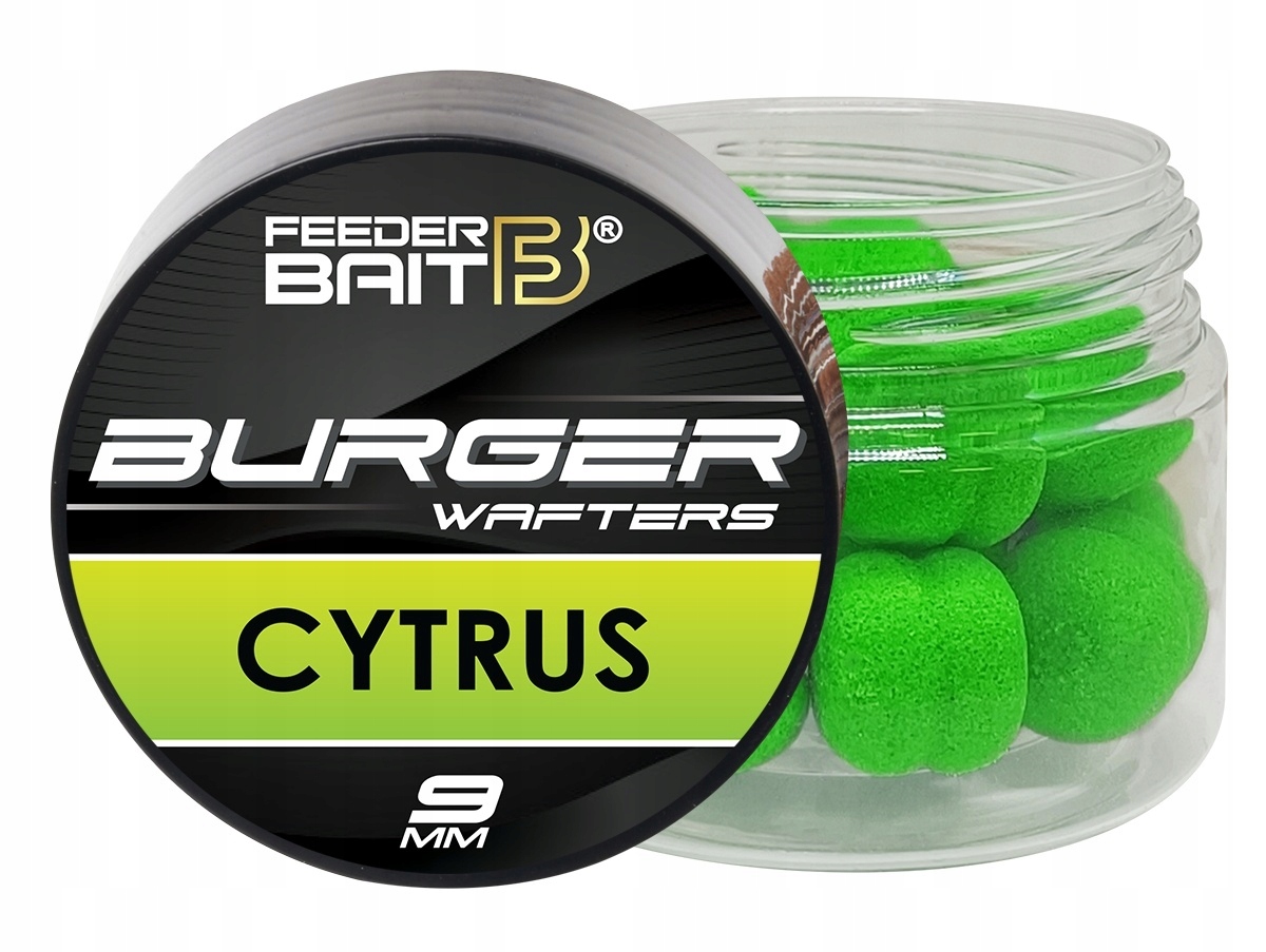 Feeder Bait Burger Wafters Cytrus 9mm