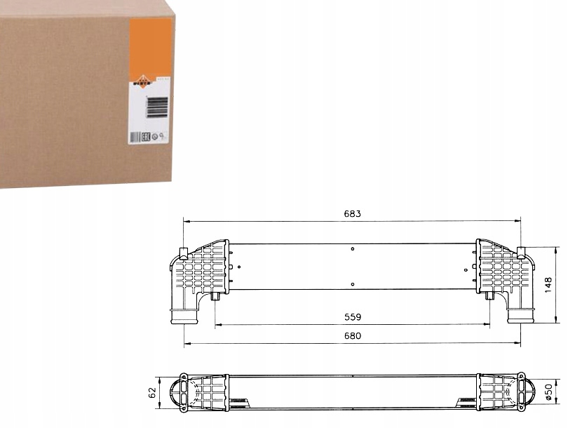 Nrf30108a ИНТЕРКУЛЕР VW SHARAN 1tdi