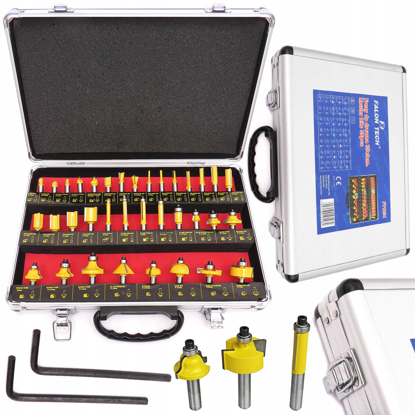 Frezy Kształtowe Łożyskowane Do Drewna 35 El Frez Do Frezarka Trzpieniowe