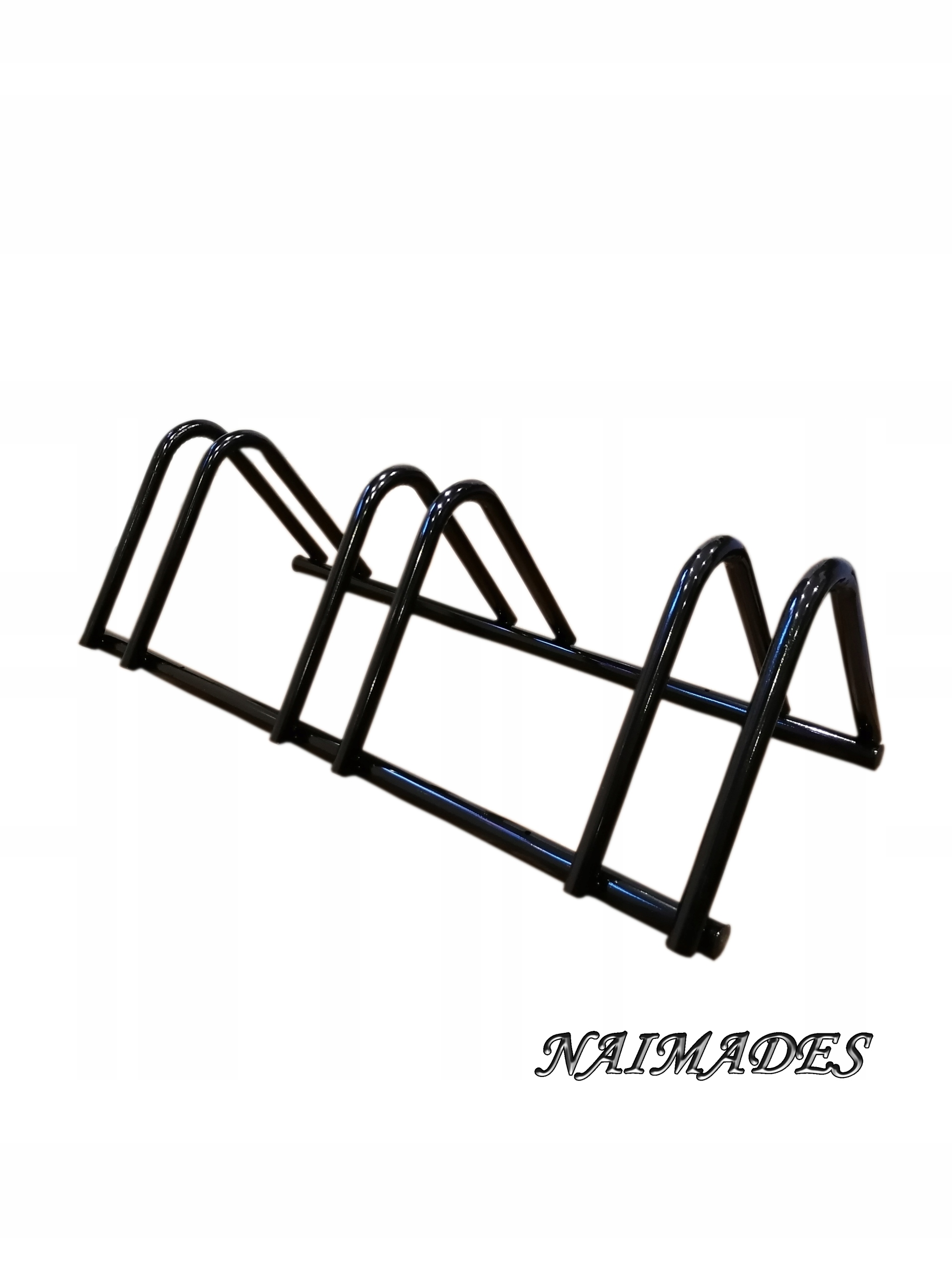 STOJAK NA ROWERY 3 STANOWISKA METAL CZARNY NAIMADES